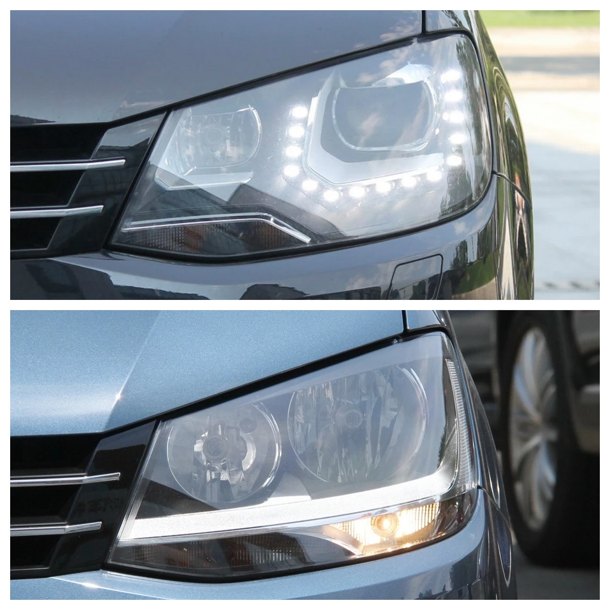 For Volkswagen VW Sharan 2012 to 2019 Lampshade Lamp Shade Headlight Shell Transparent Headlamp Cover Lens Plexiglass