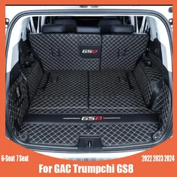 Tappetino per bagagliaio per GAC Trumpchi GS8 6-Seat 7 Seat 2022 2023 2024 accessori per Auto personalizzati decorazione d'interni per Auto