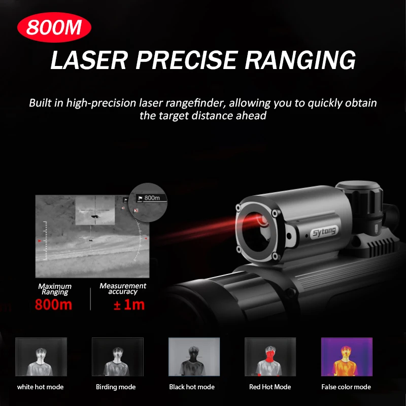 AM03 AM06 LRF Thermal Imager for Hunting  WiFi 800m Laser Aiming 35/50mm Lens Infrared Imaging Camera