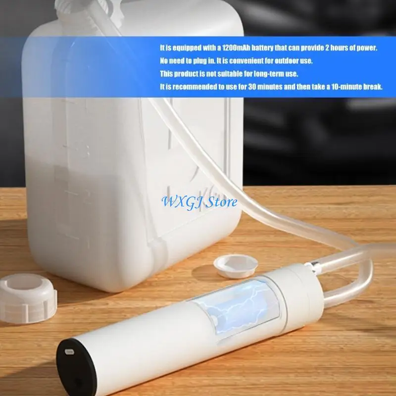 

37JE Antifreeze Transfer System Rechargeable Battery & Double 1M Hoses Effortless Winterization for Vehicle Pipes