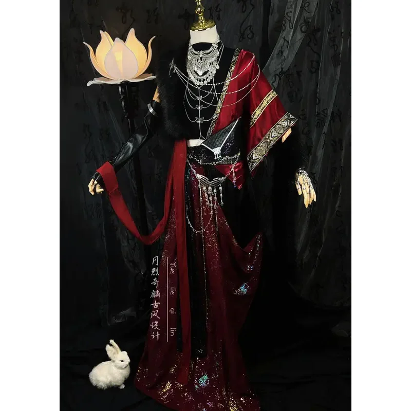 

DY20Tian Guan Ci Fu Костюм Косплей Аниме Полный комплект Xie Lian Alien Hua Cheng Костюмы на Хэллоуин Костюм для взрослых Мужской 25