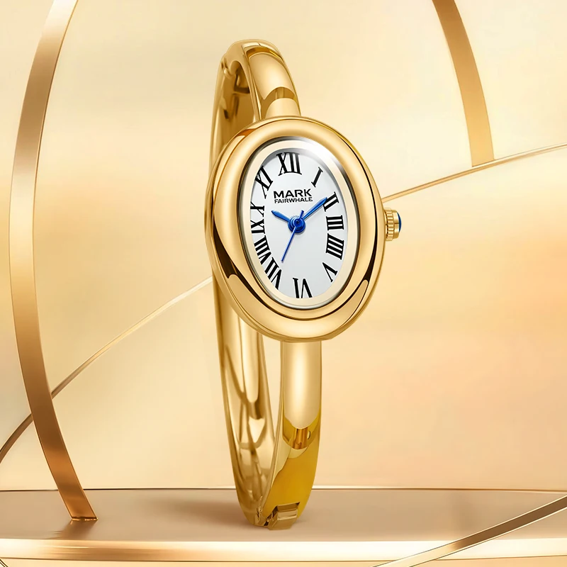 

Овальные римские кварцевые стальные женские модные часы, женские роскошные аксессуары, новый дизайн 2023 года