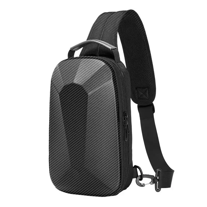 Bolsa de pecho Anticolisión de carcasa dura, bolso de hombro informal, estuche de transporte para Steam Deck NS Switch Ipad y otros accesorios para juegos