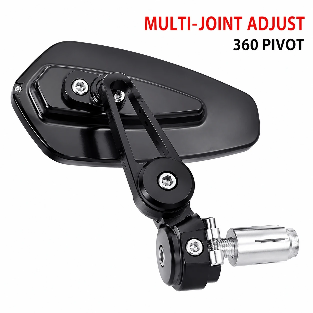 22mm Handlebar Mount CNC Alumi - огляд і ціна Mirror Handlebar Convex