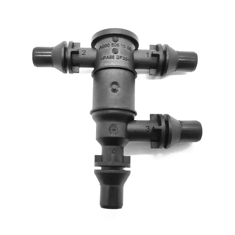A30F-A0005061000 لمرسيدس بنز الفئة E W213 C W205 GLC W253 ترموستات صمام الإغلاق بدرجة حرارة منخفضة 4-Way أنبوب الخانق #1
