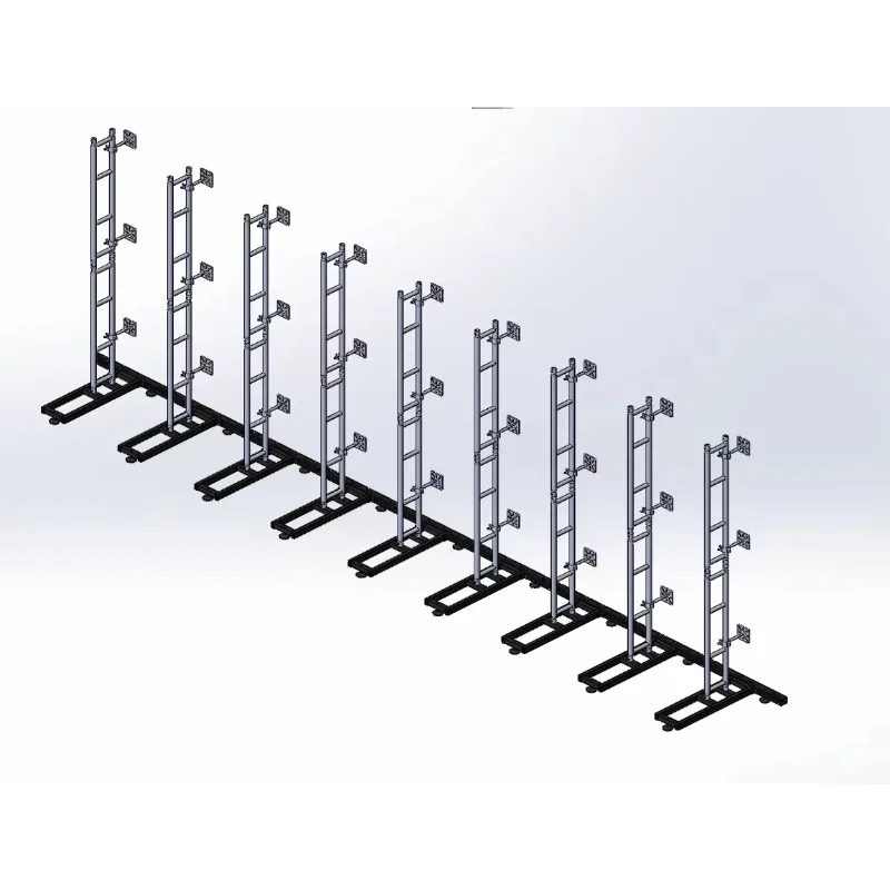 Powerful Aluminum Portable Vertical Light Emitting Diode Screen Wall Truss Floor Support Truss for Light Emitting Diode Panels