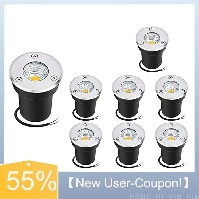 

【Fast Delivery】Embedded Undergroun 3W Landscape Lights 85-265V Waterproof Garden Underground Lights