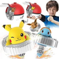 Original Pokemon Tops Launchers Pikachu Beyblade Anime Magic Gyro Children Arena Toys Action Figure Boy Birthday Christmas Gift