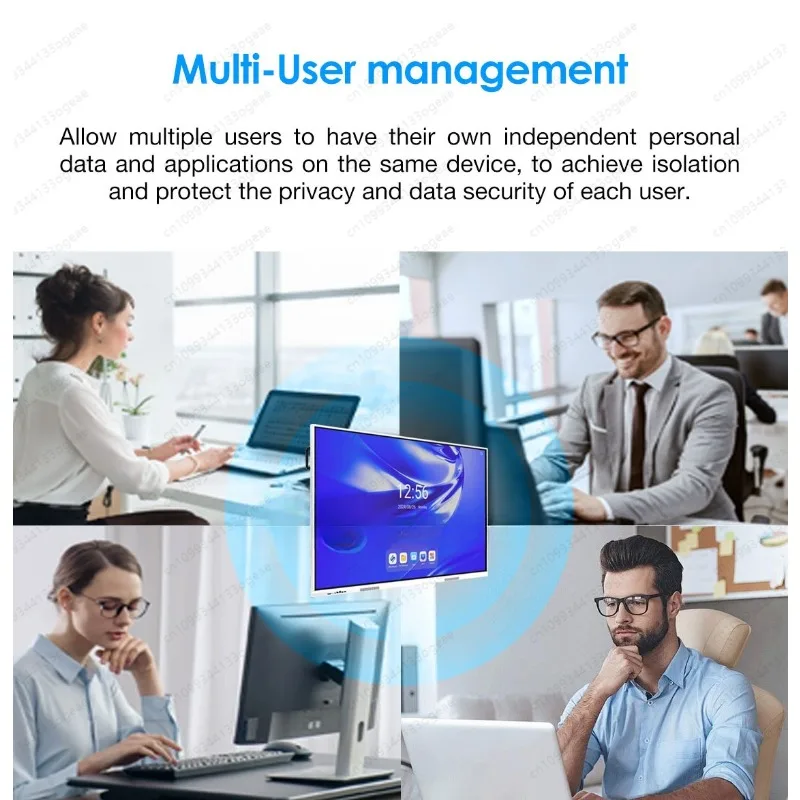 Interactive Digital Whiteboard  4K Display Touch Screen Smart Board for Education and Corporate