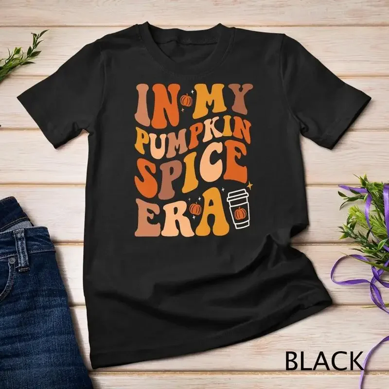 In My Pumpkin Spice Era Retro Autumn Thanksgiving Fall Y all Unisex T shirt
