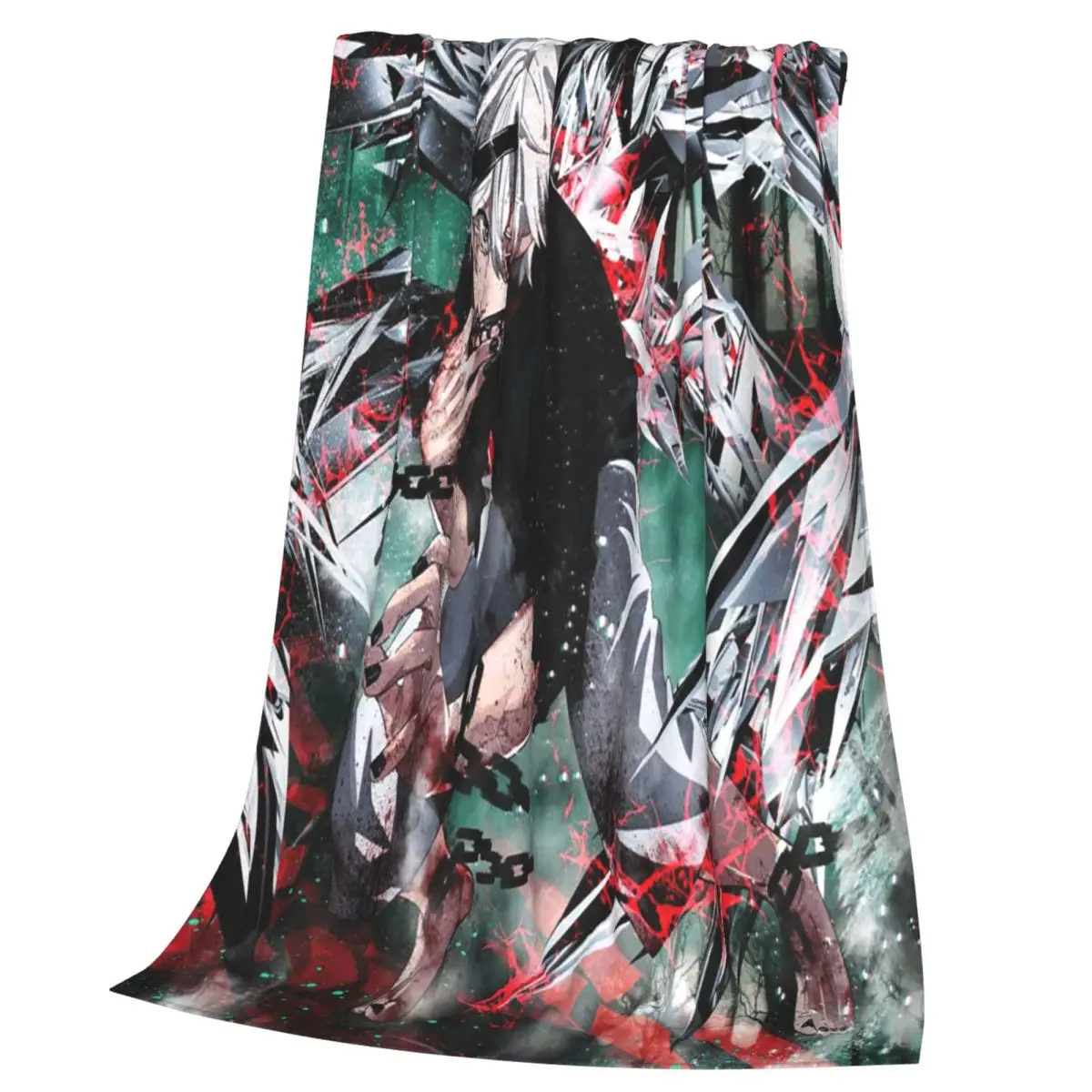 Tokyo Anime Ghoul Blanket Soft Warm Flannel Throw Blanket Bedding for Bed Living room Picnic Travel Home Sofa