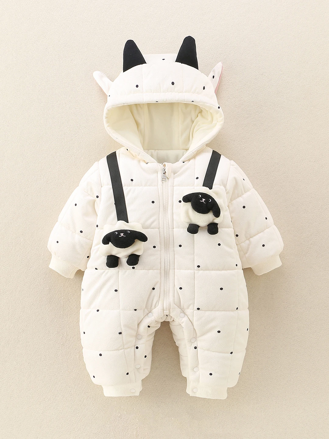 

Thiened Cotton Baby Rer Suit Winter Clothes for Newborns Autumn Winter Baby Clothes High Waist Long Pants Polyester Fiber