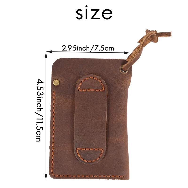 Handmade EDC Organizer Leather Sheath/ Organizer Slip Pouch Case For Flashlight/Multi-Tool/Knife/Pen