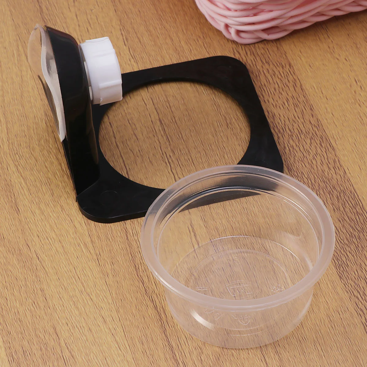 

2pcs Reptile Food Bowl Water Dish Feeding Bowl For Tortoise Lizard Pet Glass Tank Compatible Wall Mounted Space Saving Separable