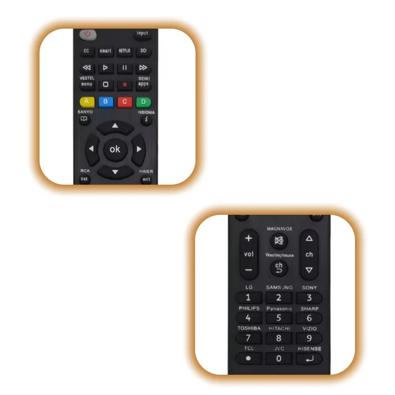 RC-G008 Universal Remote Control Multi-Function Compatible with Samsung Sony Panasonic Sharp Toshiba TCL TVs