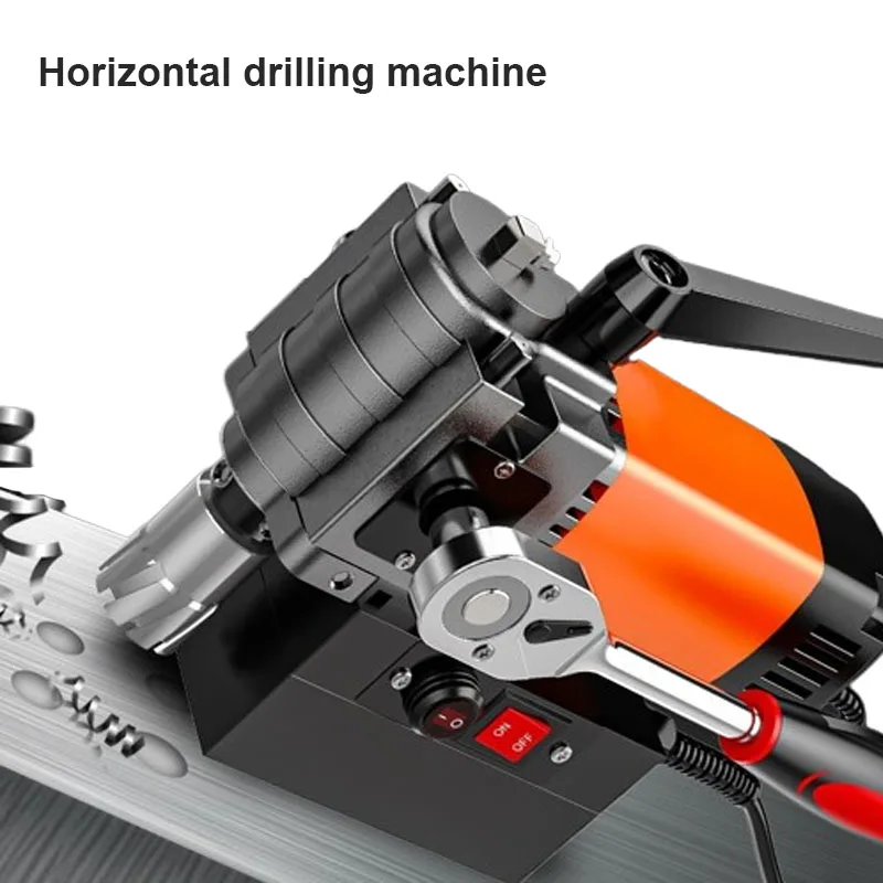 Magnetic Core Drill Machine Annular Cutter Drill Press Portable Electric Bench Drilling Rig Machine 110/220V