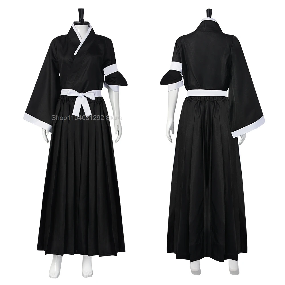 Cosplay Full Outfit Costumes Kuchiki Rukia Cosplay Costume Ichigo Die Pa Soul Society Shinigami Kimono Thousand-Year Blood War