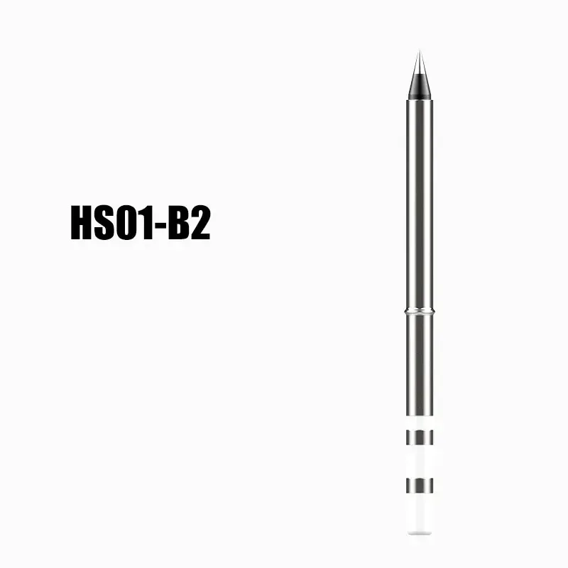 Boquilla de soldadura HS01-KR K65 B2 ILS BC3 BC2, repuesto de herradura de borde de cuchillo para Hs-01 T65 T85 GVDA GD300 RGS65, punta de soldador