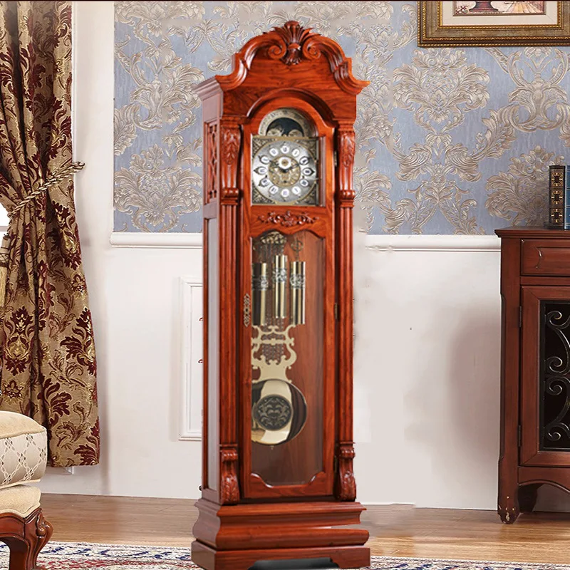 Floor Clock European Living Room Standing Clock Creative Upright Music Timekeeping Villa