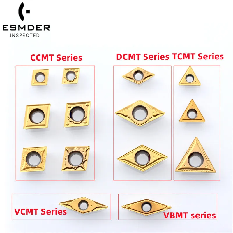 10PCS CCMT09T304 CCMT060204 DCMT11T304 DCMT070204 TCMT16T304 TCMT090204 TCMT110204 VBMT110304 VCMT110304 CNC Lathe Tool Turning