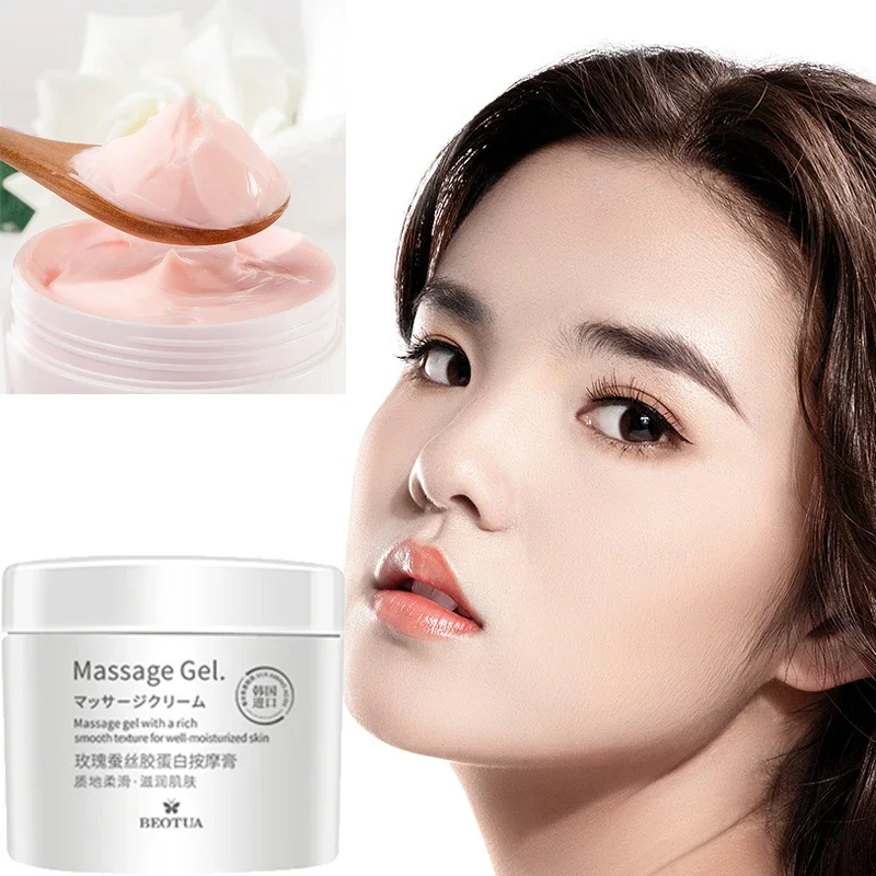 beauty salon massage cream rose gelatin refreshing oil control moisturizing cleansing massage cream skin care cream body scrub