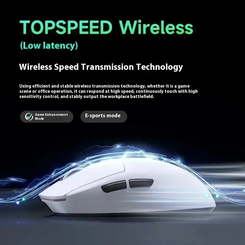 MCHOSE A7 Pro Ultra Series Wireless E-sports Gaming Mouse 8K 2.4g PAW3950 Custom Lightweight Low Delay Ergonomics Accessories