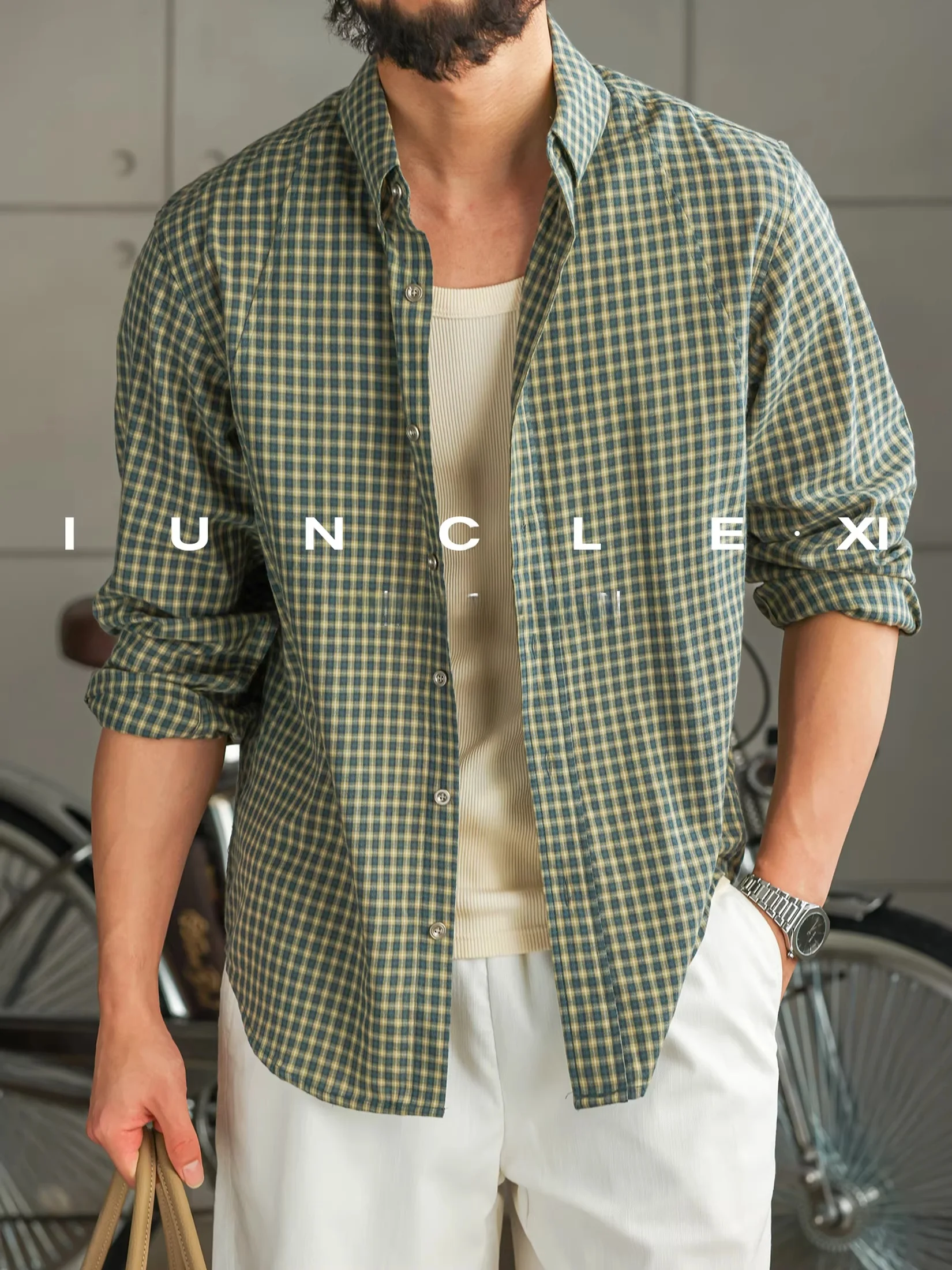 

Linen Casual Long Sve irt Men's Spring New Loose Pattern Breathable Comfortable Pure Cotton Holiday irt