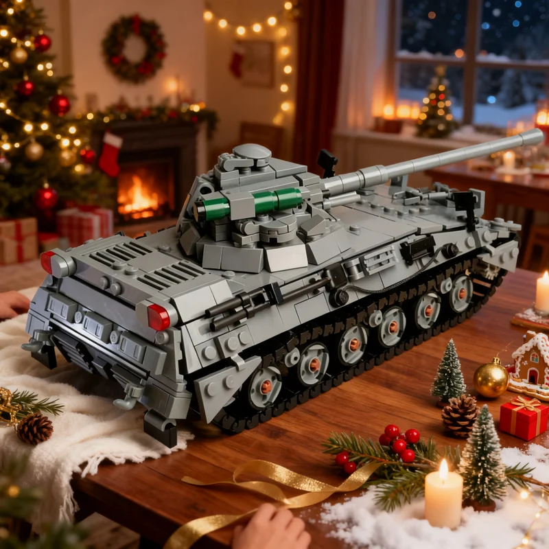 885pcs MOC Creator Begleitpanzer 57 AIFSV - Cold War West German AIFSV 1 35 Minifigure Scale - Digital Model Building Blocks Toy