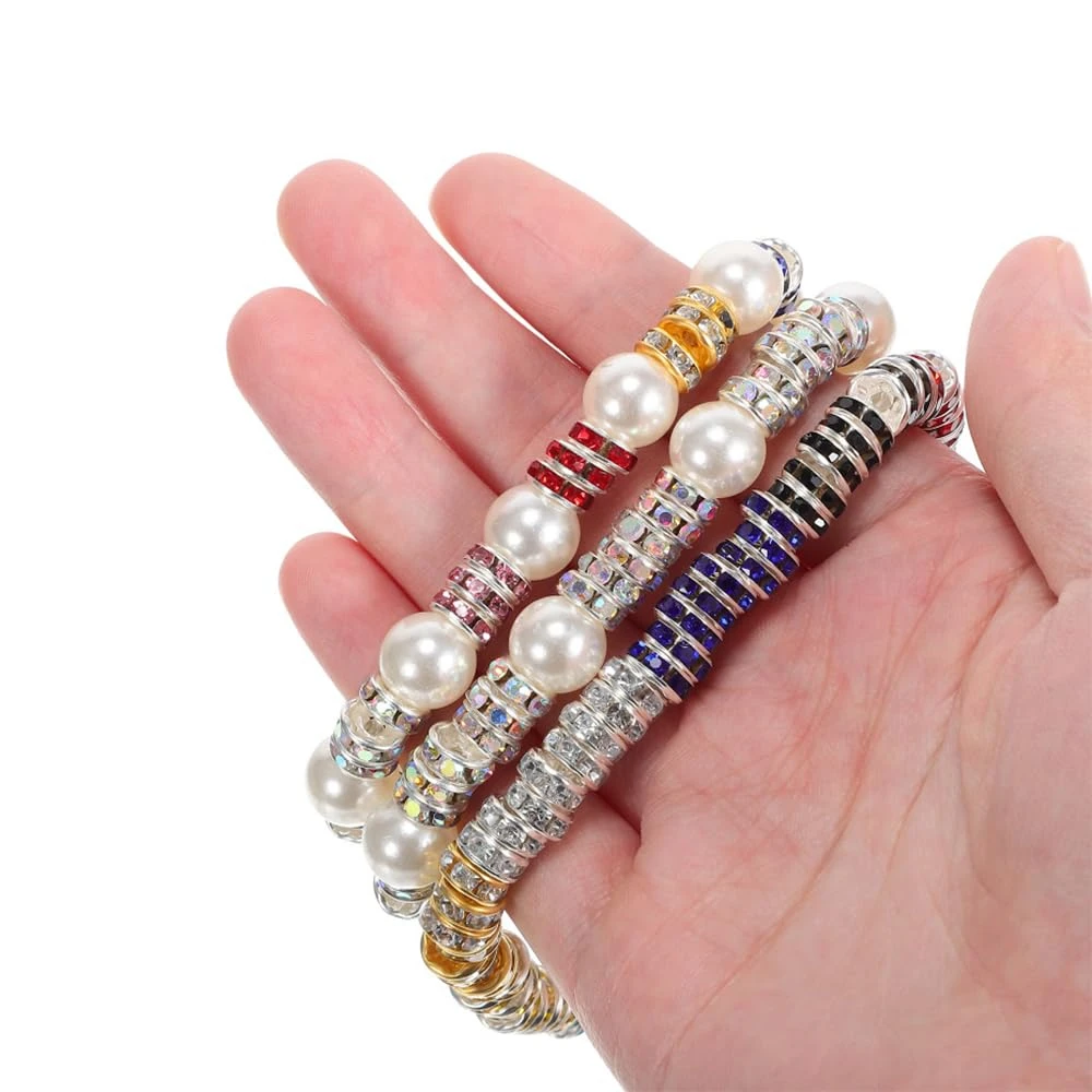 50/100 Stück 10 mm Strass Rondelle Kristall Runde lose Distanzperlen für Schmuck DIY Herstellung Armband Halskette Schmuck Zubehör – Detail 8