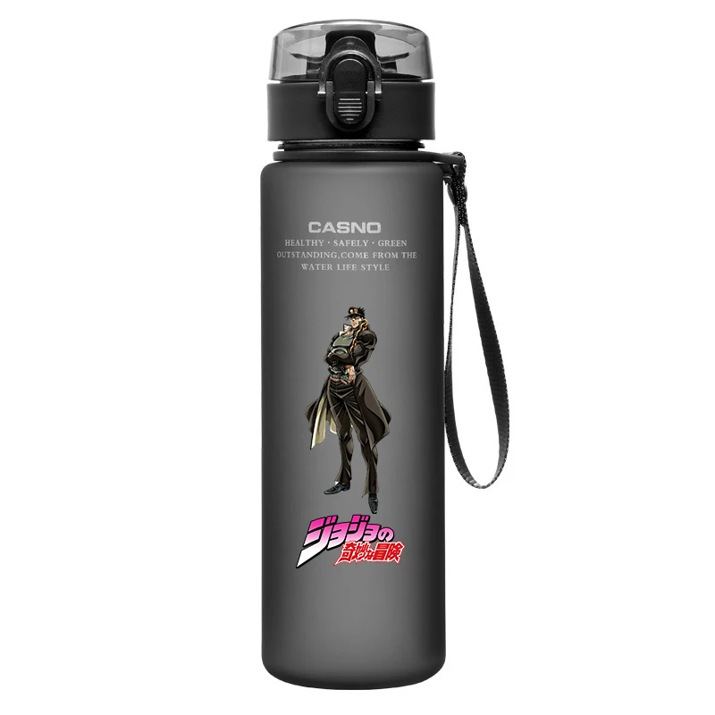 Jojo Bizarre Adventure Anime Water Bottle Miniso 560Ml Jonathan Joestar Joseph Star Platinum Large Plastic Anime Water Cup Gift