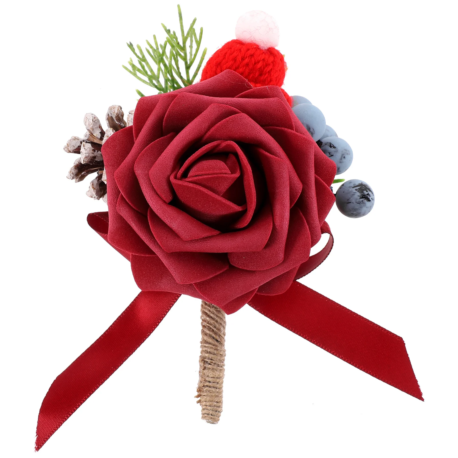 

Wedding Decorations for Reception outside Christmas Corsage Artificial Flower Decorate Miss