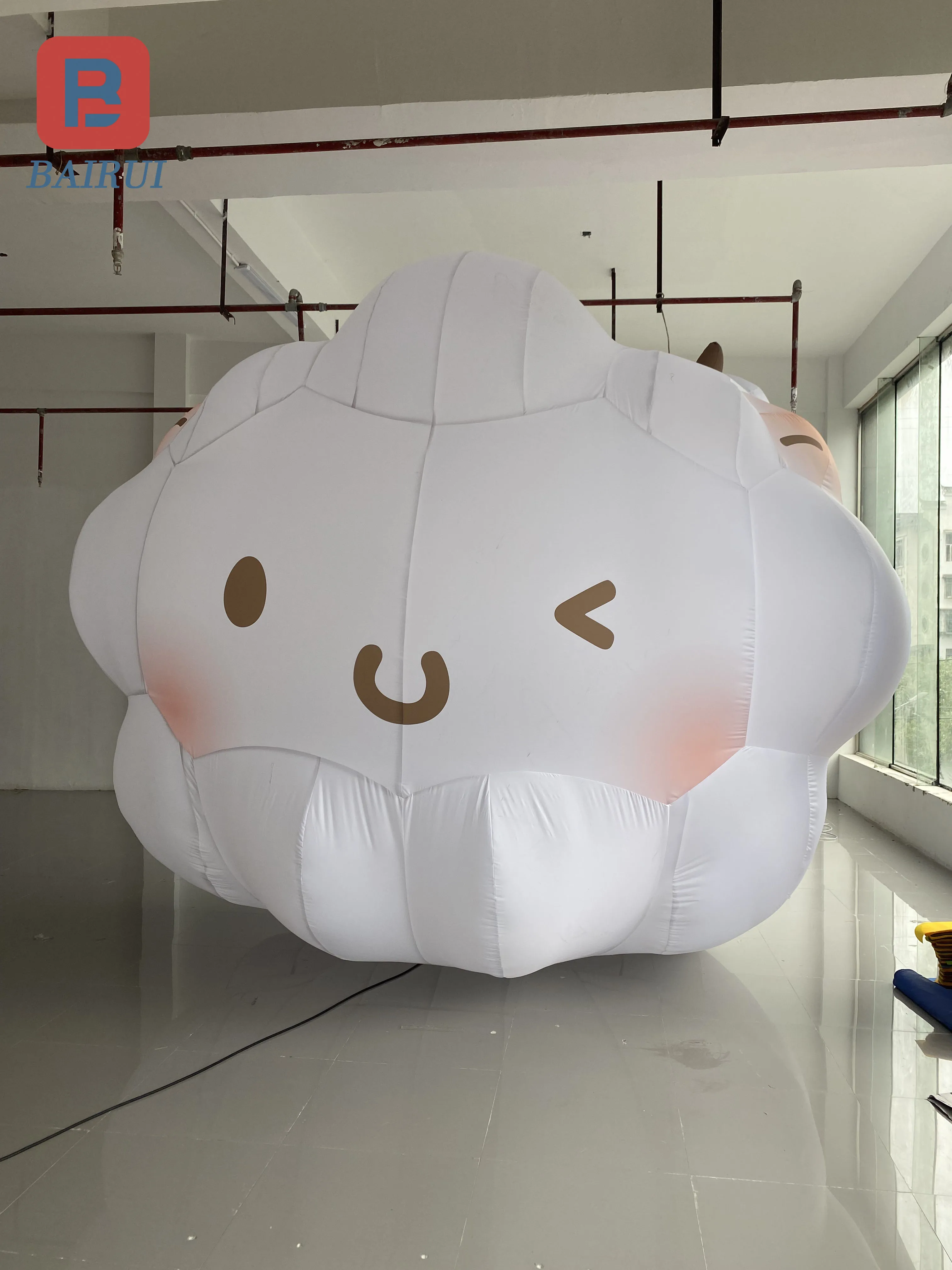 Cartoon inflatable clouds Lamb Gas Model Market exhibition card photography mall atrium activity layout props