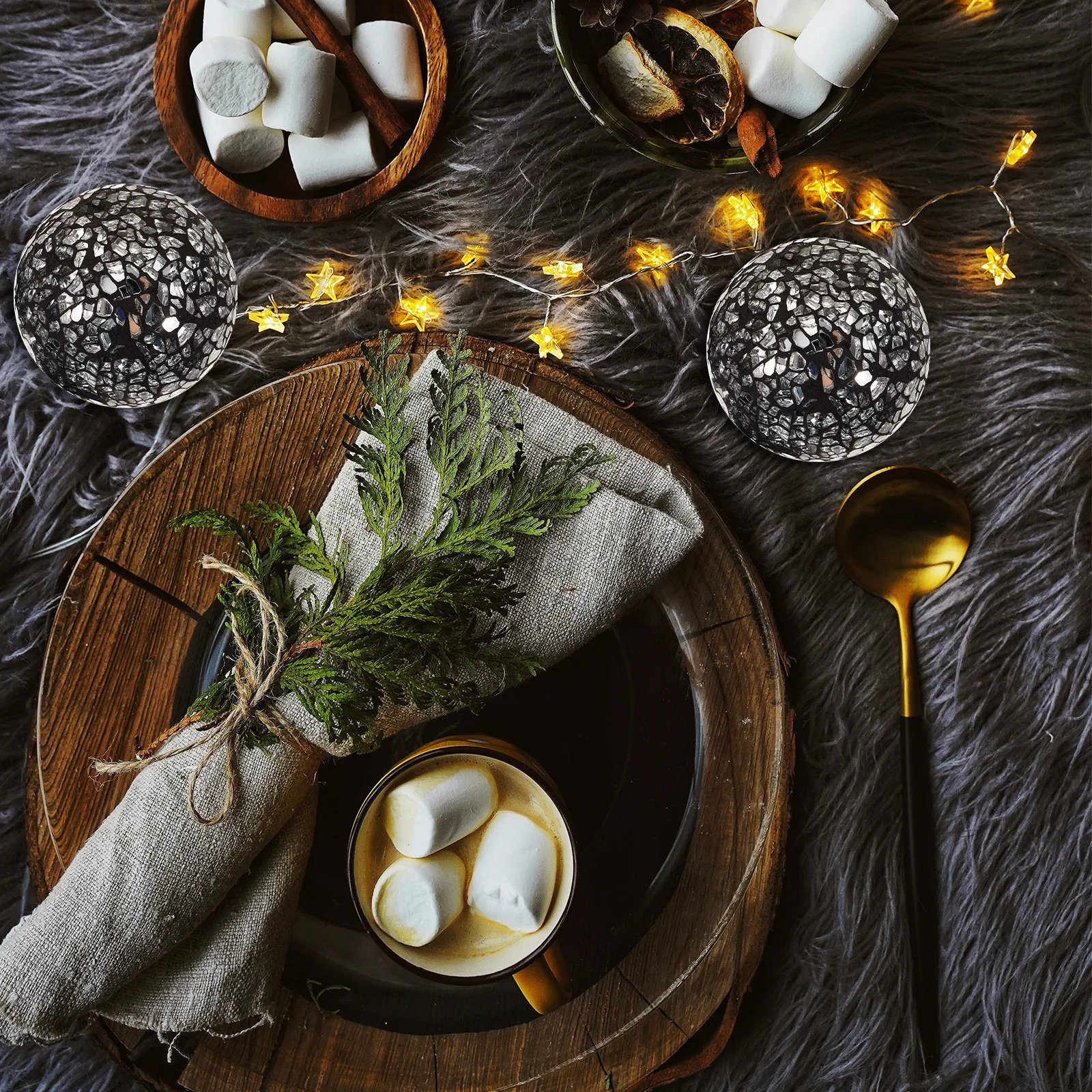 

3pcs Decorative Glass Sphere Ball Ornament Home Crafts Tabletop Decor Disco Ball Party Festival Decoration Holiday Xmas New Year