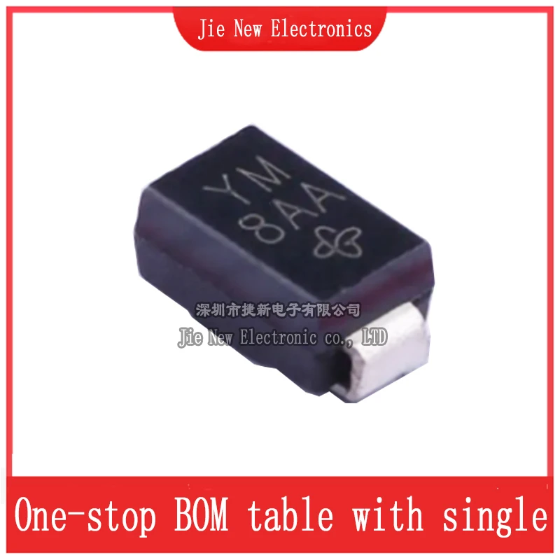 50pcs SMA_DO-214AC  SMAJ26CA SMAJ28CA SMAJ30CA SMAJ33CA SMAJ36CA  SMAJ43CA SMAJ45CA SMAJ48CA SMAJ51CA SMAJ54CA  Smd Tvs Diode
