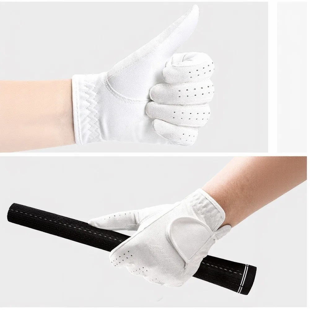PU-Based Left Hand Golf Glove for Women Providing Flexible Fit and Consistent Grip in Sunlight Humidity or Light Precipitation