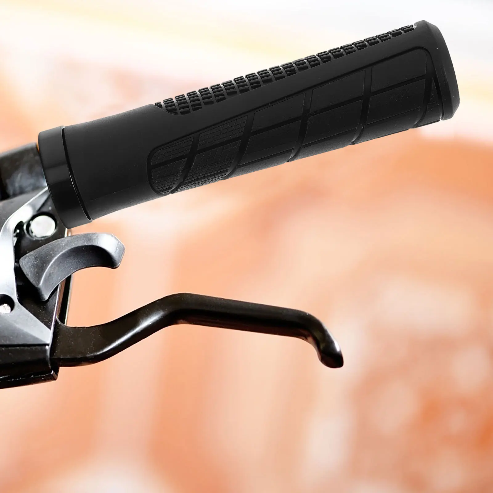 

2Pcs Bike Handlebar Grips Soft Non-Slip Rubber Ergonomic Grips for Mountain Fixed Gear Road Bicycle Accessories