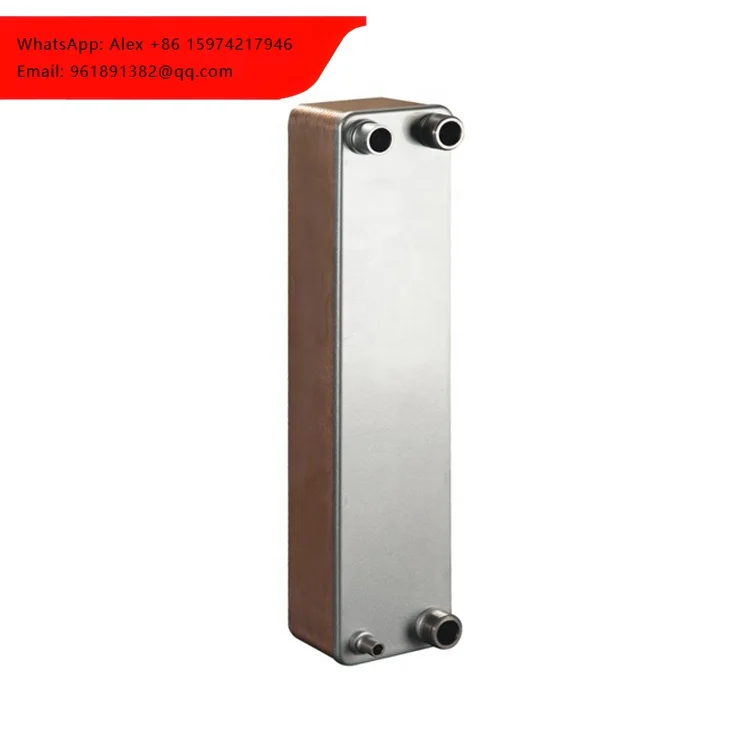 

For B80 30 Plates Stainless Steel Brazed Plate Heat Exchanger Evaporator -160~225 Temperature Range ISO 9001 Certified