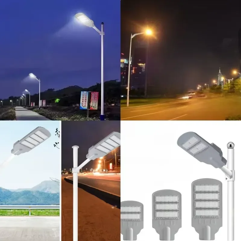 High Quality IP65 150W 220V Waterproof Aluminum Alloy High Luminous Efficiency LED Street Light for Roads Gardens AC Power