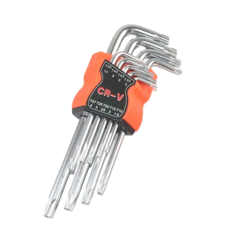 Professional L Type Screwdriver 9 Size Ergonomic Hand Tool For Machinery And Electronics