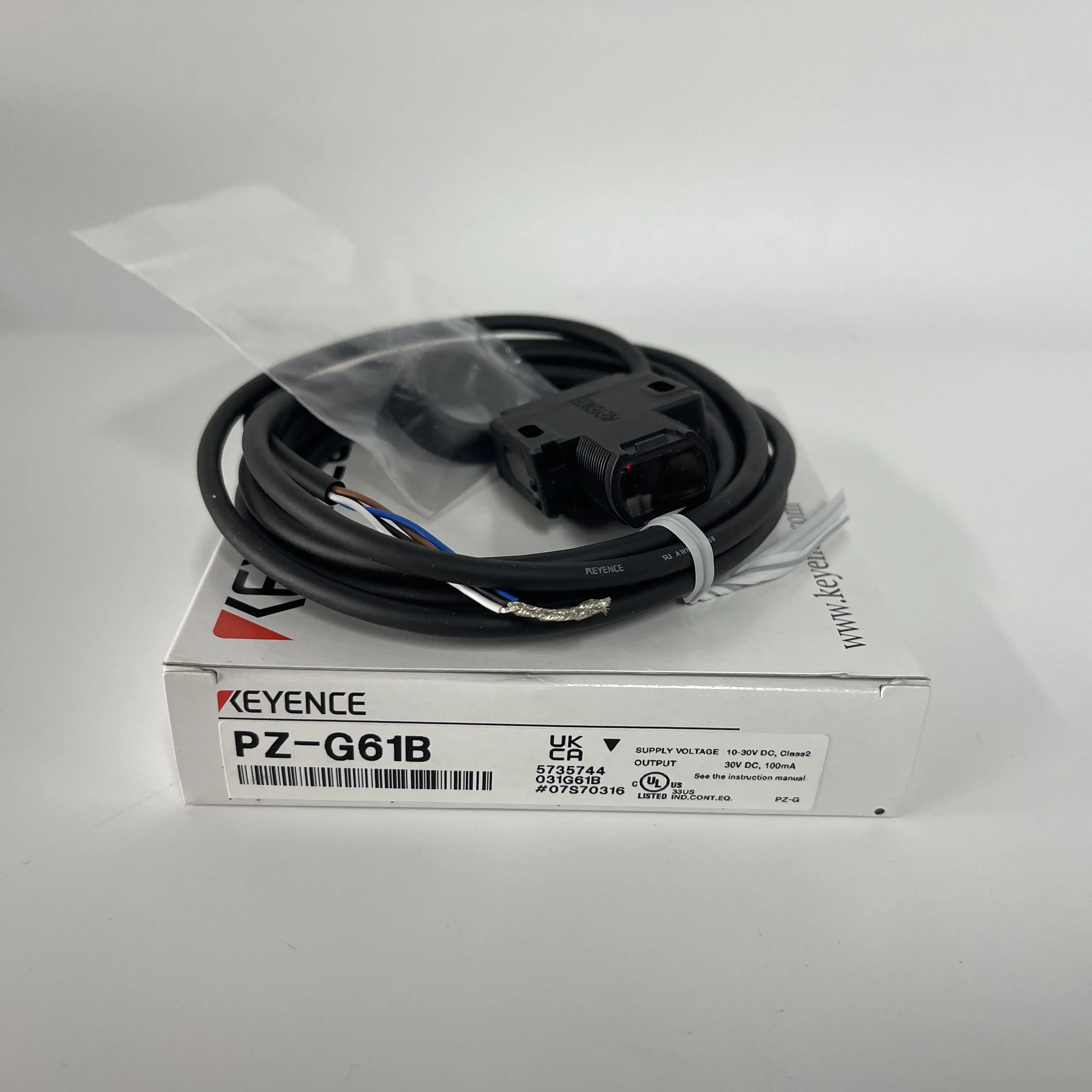 100% New and Original Keyence  Sensor, Square, Long-range, Cable, NPN, 60mm LR-ZB250AN