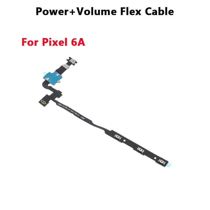 Power Volume Button Flex Cable For Google Pixel 6 6A 7 7A 8 9 Pro XL Side Power Voulme Flex Cable Replacement Repair Parts