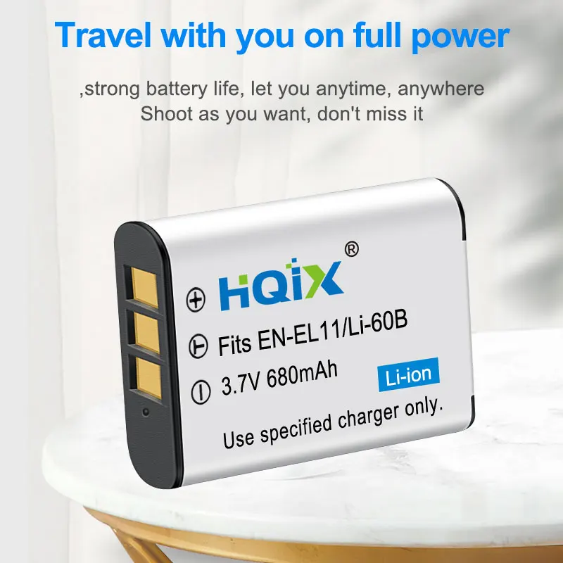HQIX Cho Thẻ Nhớ Chính Hãng Pittasoft N50 W60 V20 L36 M30 V10 T30 Camera D-LI78 Sạc Pin