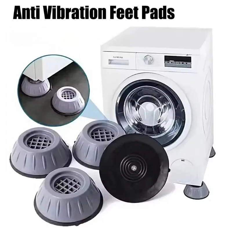 1/6/12Pcs Shockproof Rubber Pad, Anti Slip And Silent Shock Absorber Bracket, Washing Machine, Refrigerator, Furniture Foot Pad