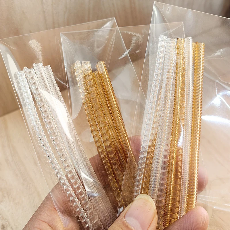 

10CM TPU Spring Ring Size Adjuster 4/40PCS Anti Loose Ring Reducer Jewelry Protection Tool for Ring Bracelet Accessories