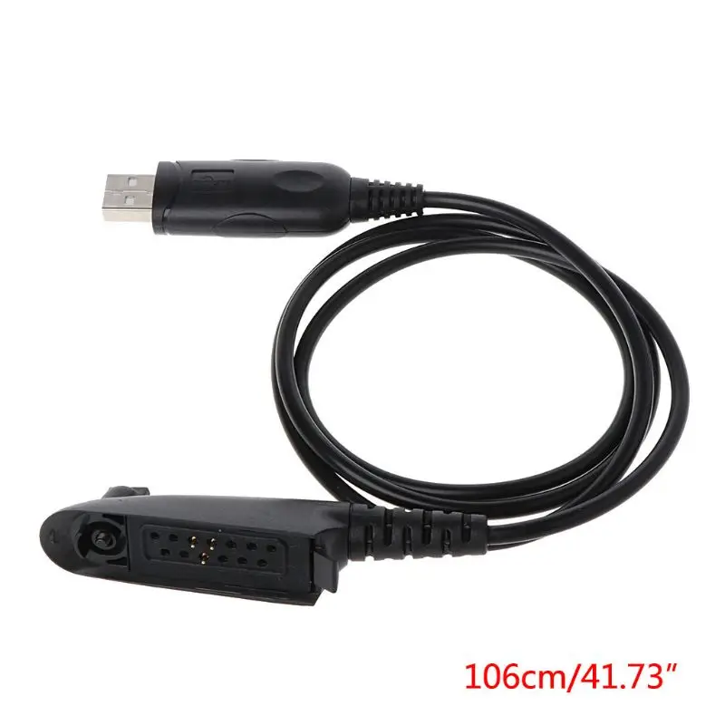 Cabo de programação usb para motorola walkie talkie rádio gp340 gp380 gp328 ht1250 transporte da gota