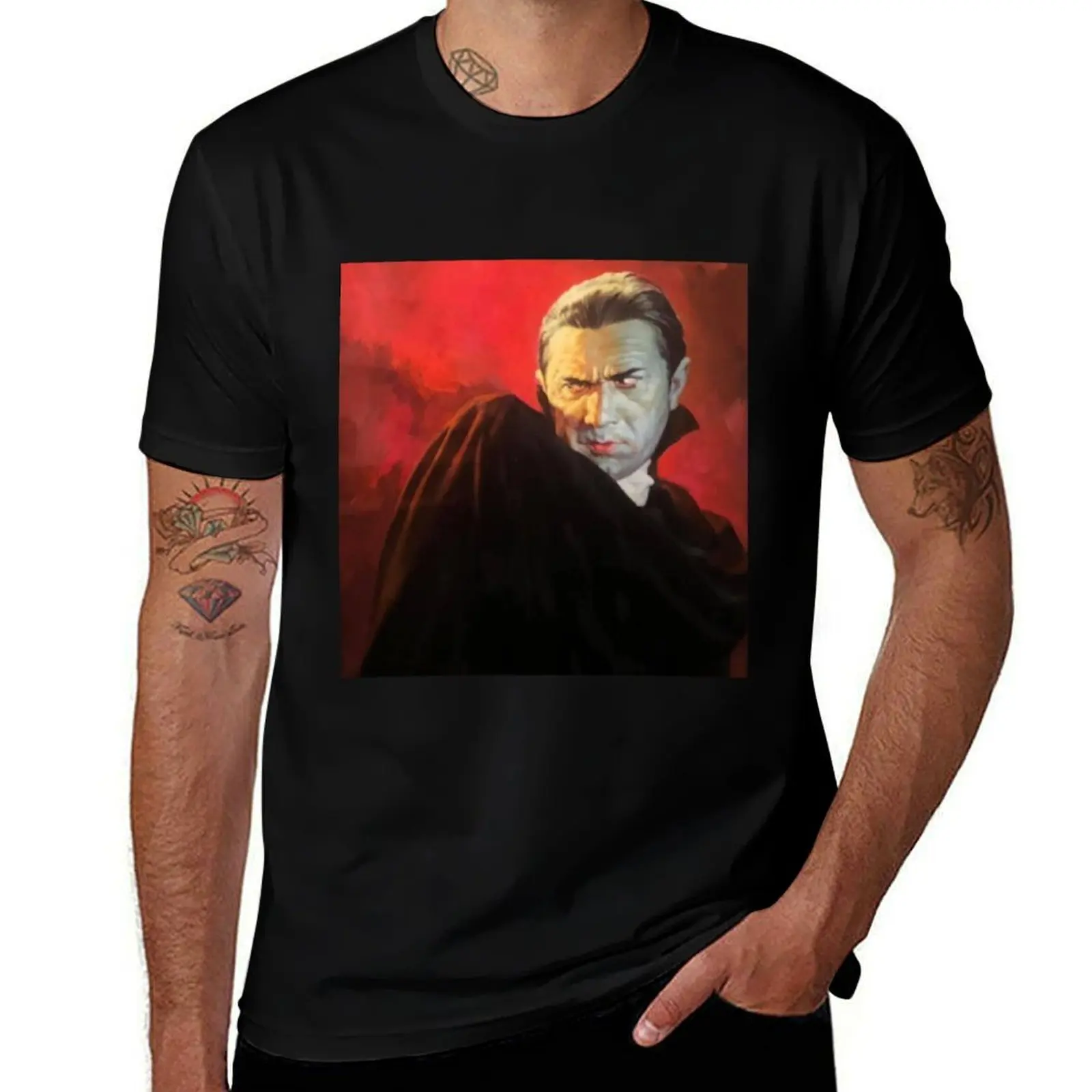 Count Dracula T-Shirt Modern Print Casual T-Shirt