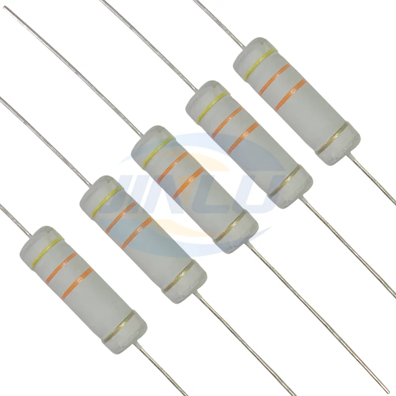 10pcs 5W 5% Carbon Film Resistor 5R6 56R 560R 5K6 56K 560K 5.6 56 560 R K Ohm 1R-1M