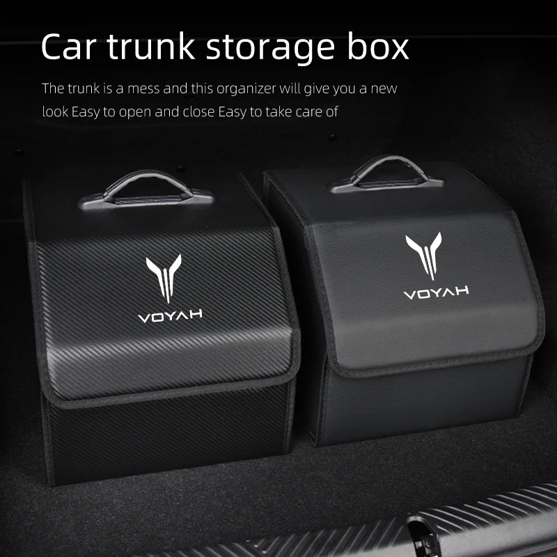 Car Trunk Storage Box Organizer Stowing Tidying Container Bag Accessories For Dongfeng Voyah Free Dreamer 2021 2022 2023