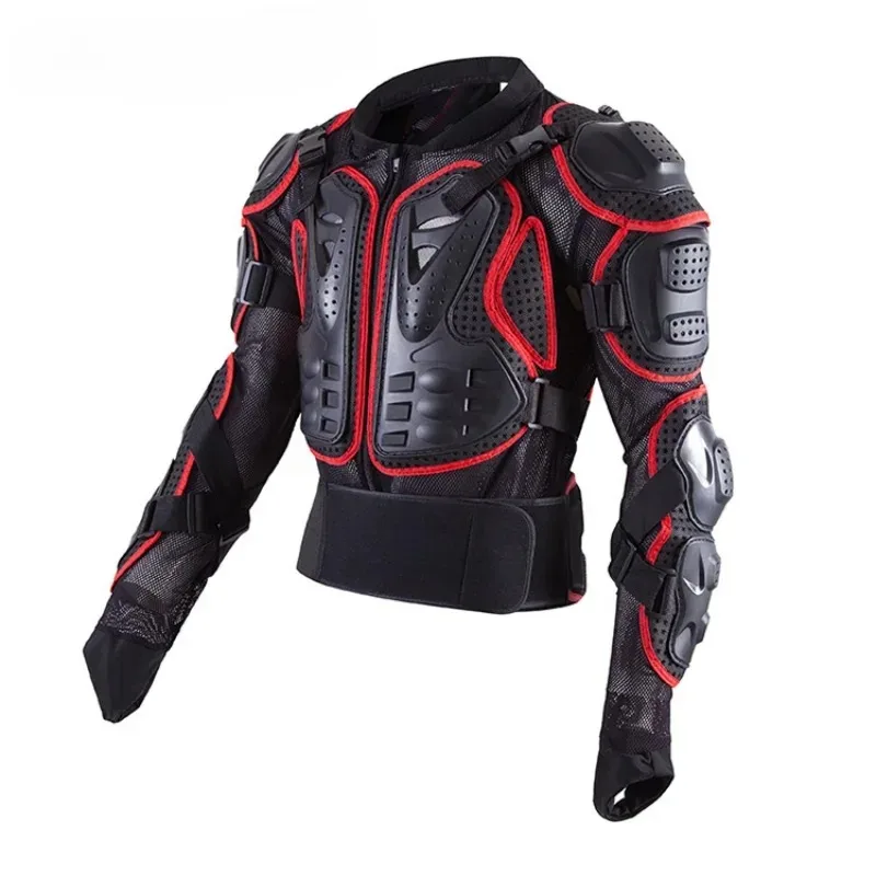 Large‑Size Motorcycle Anti‑Fall Waist Body Armor Off‑Road Back Elbow Knee Protector for Motocross Rider Safety Support Supplies