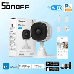 SONOFF 1080P HD WiFi IOT Camera CAM Slim Smart Home Security Motion Detection Alarm Scene Linkage tramite EWeLink Alexa Google Home